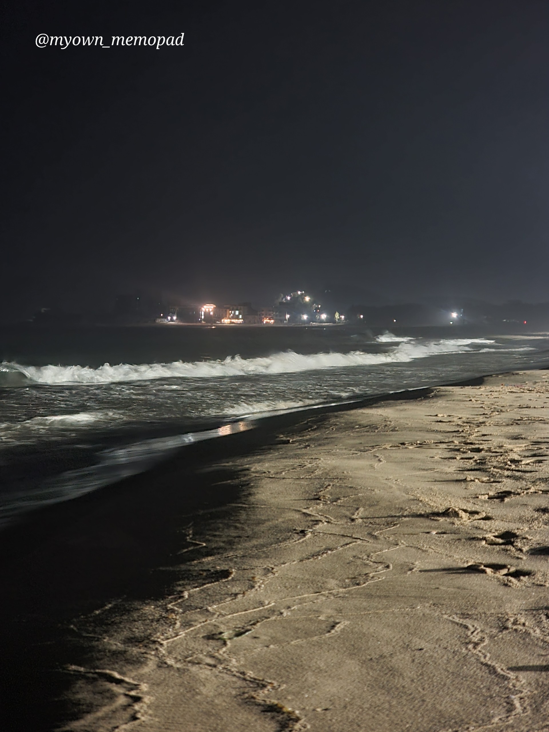삼포해수욕장 밤바다 ASMR