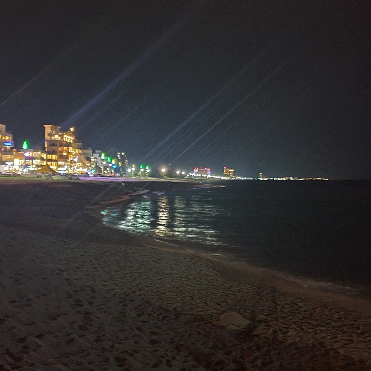 강릉 안목해변 밤바다소리