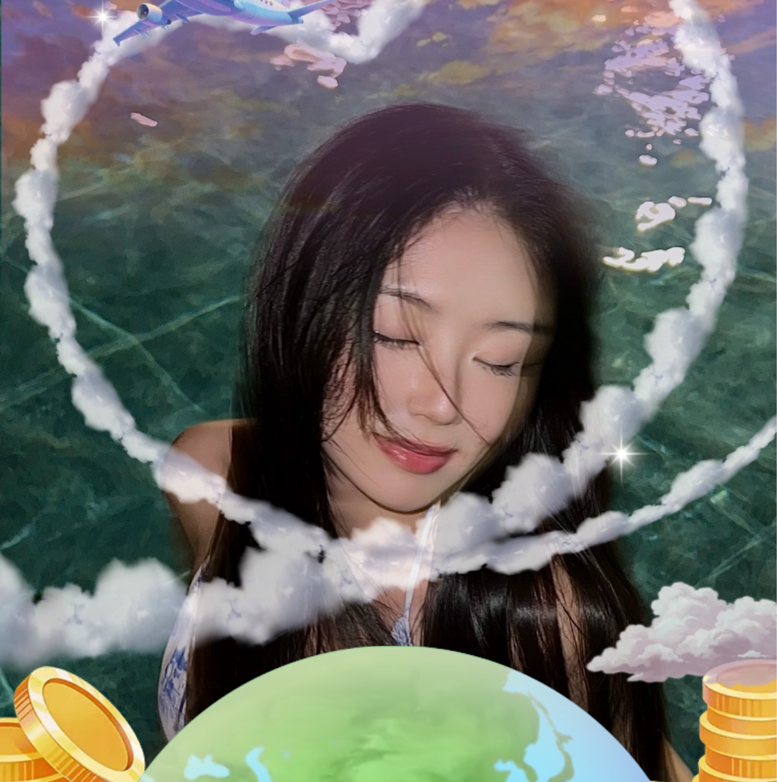 배기오빠 보고 소원비는 중 🌏💸✨