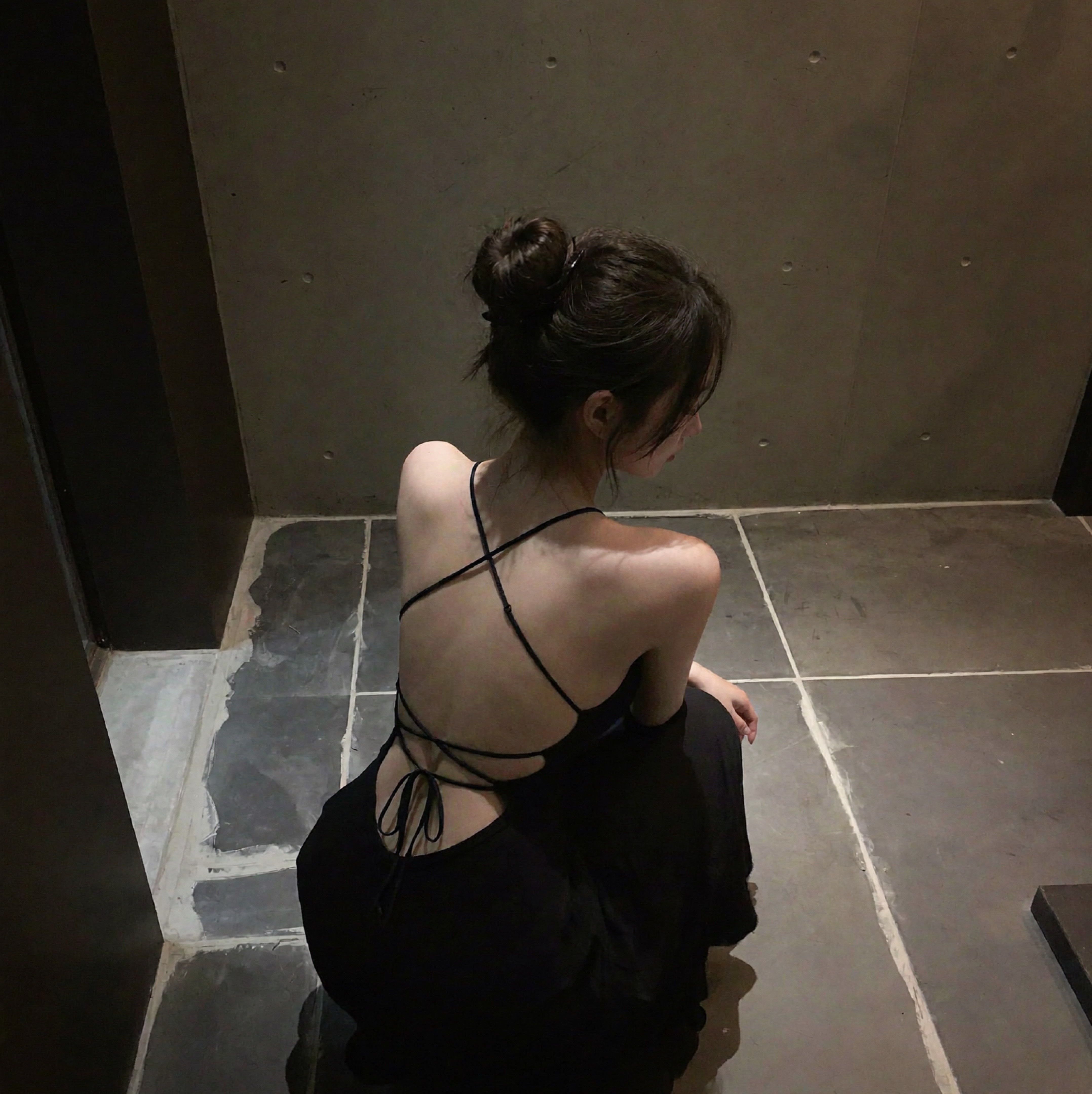 at the end