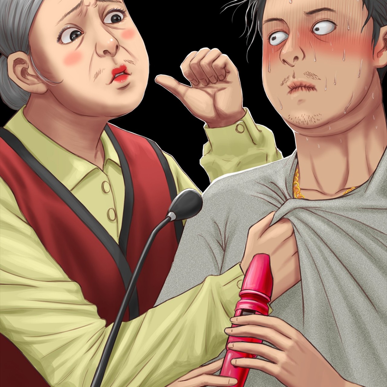 리코더 연주 (상사화 커버곡)