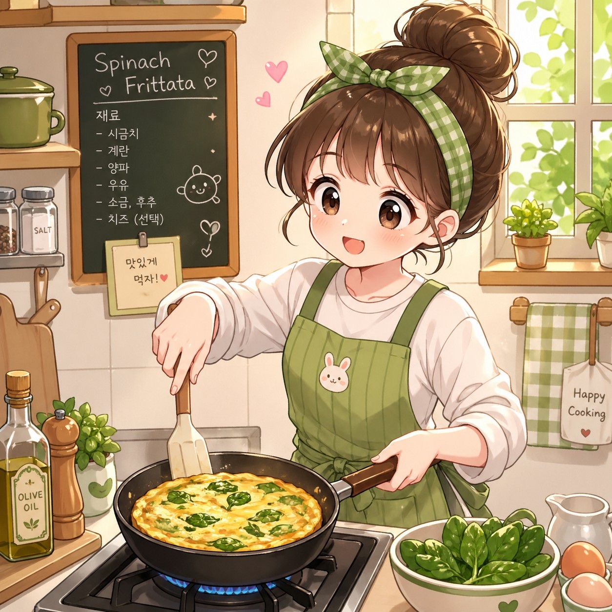 [요리가체질]시금치 프리타타