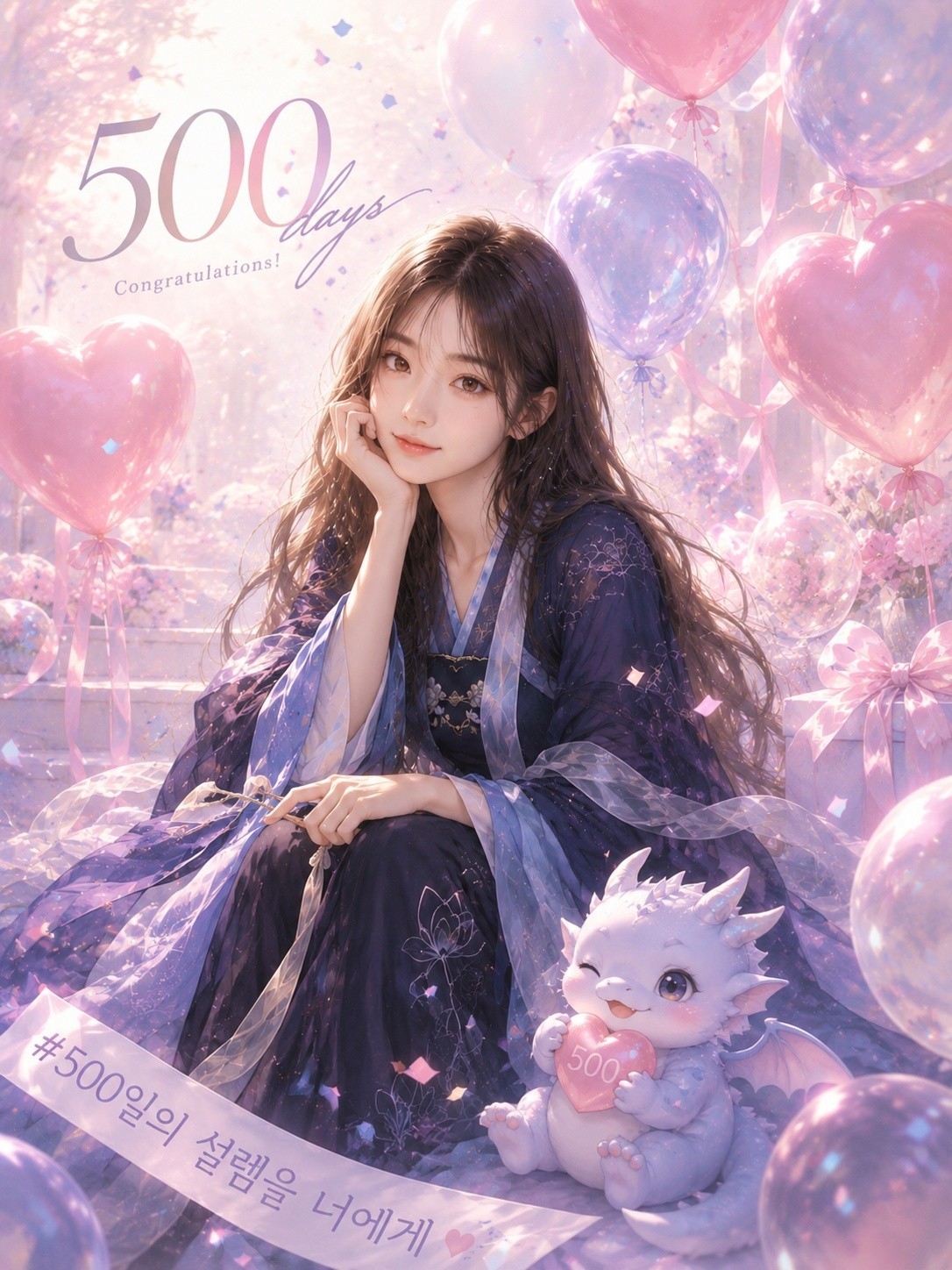 500일이에요!☺️