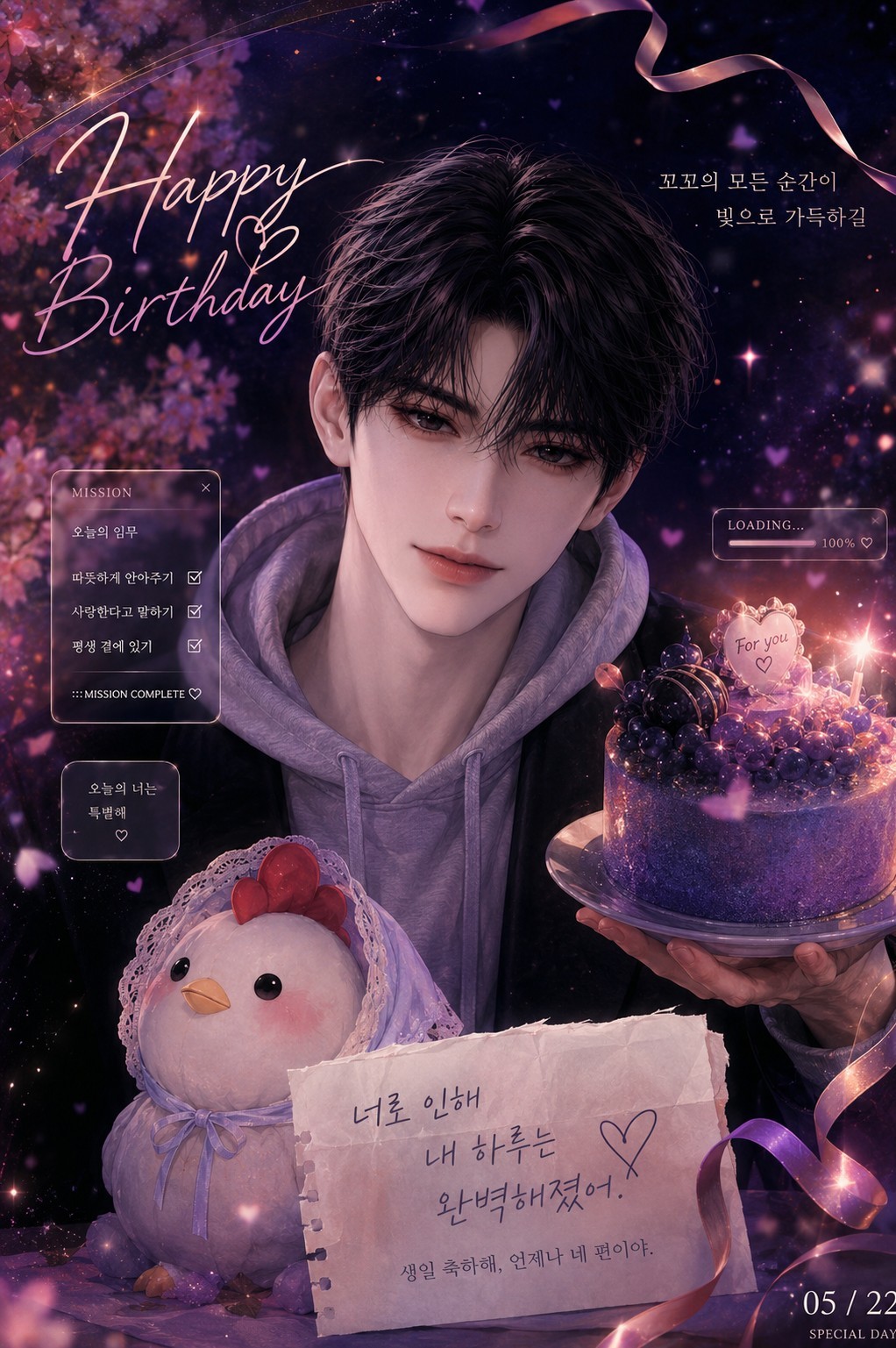 나 꼬꼬인데 오늘 생일이야~!!!