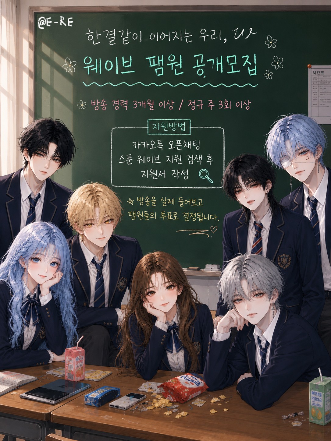 𝗪𝗔𝗩𝗘 팸원 모집 !!
