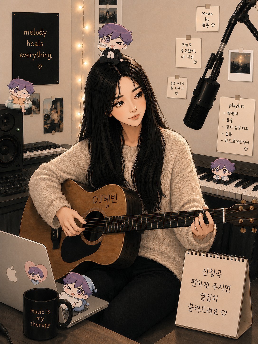 내가 네 곁에 있어, 피아노래소통