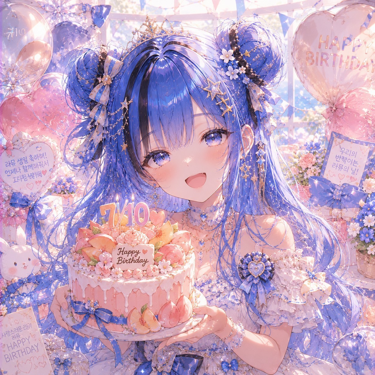 생일이래!💙