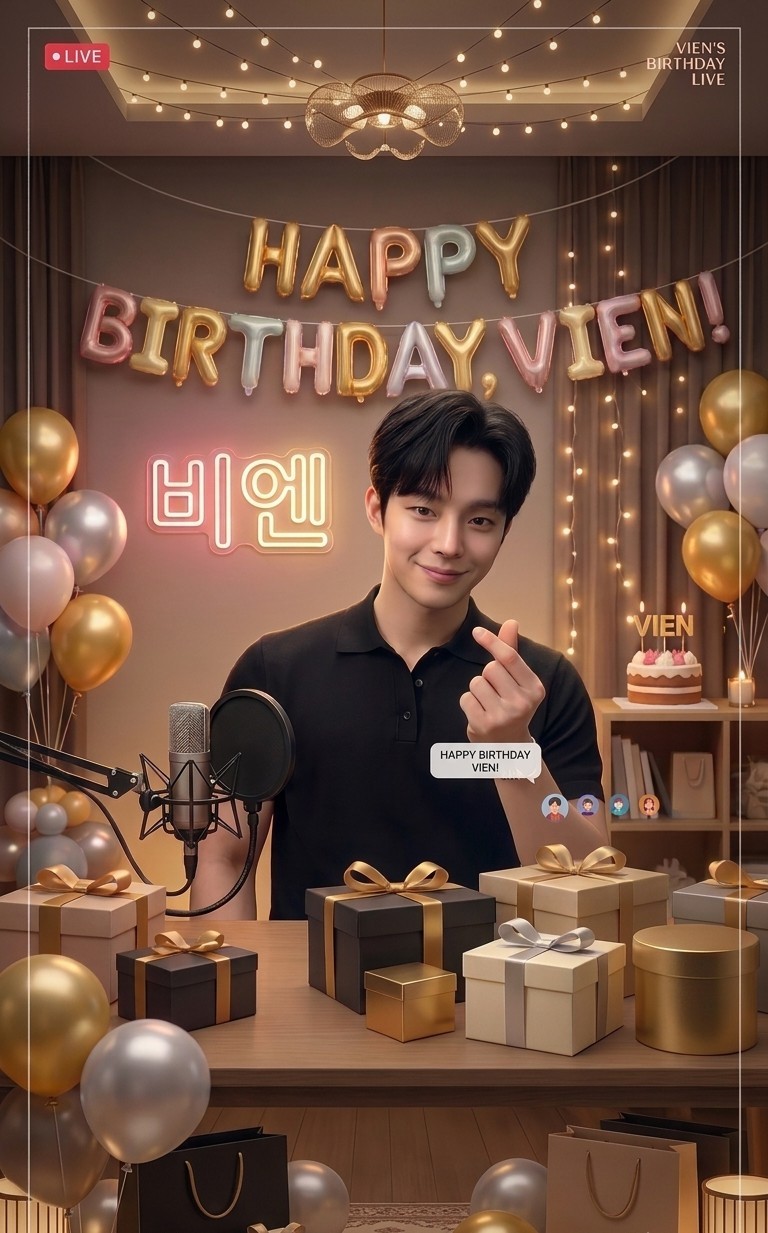 # 비엔 탄생일 방송