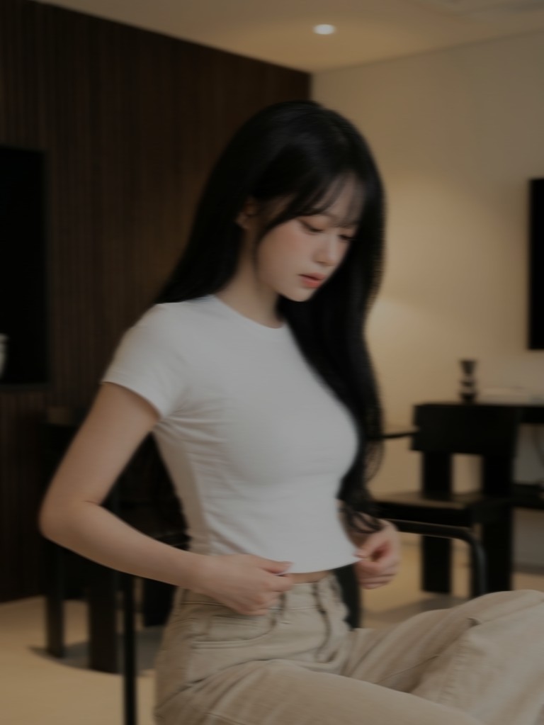 조용하게