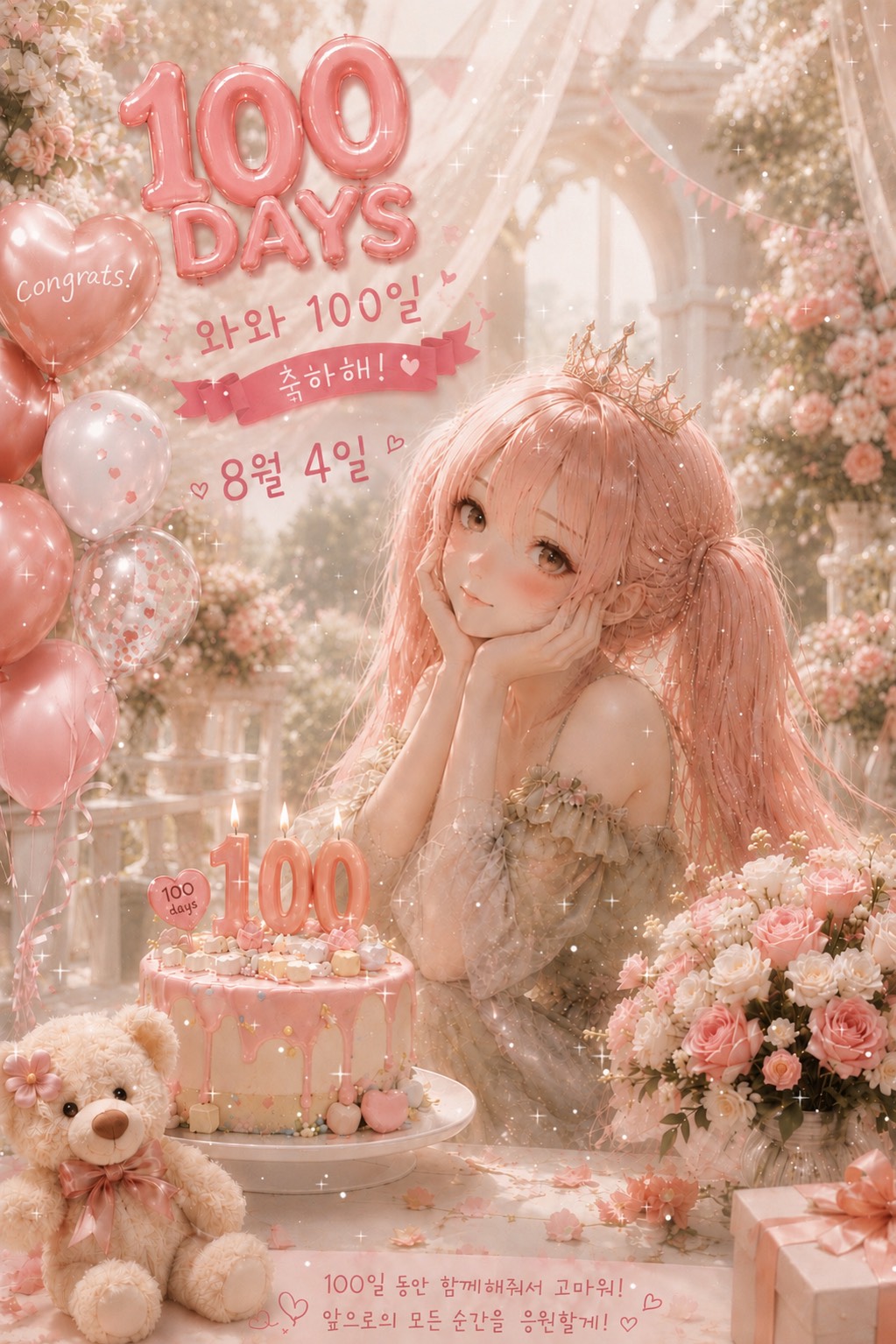  !! 나 오늘 100일 이래 !!
