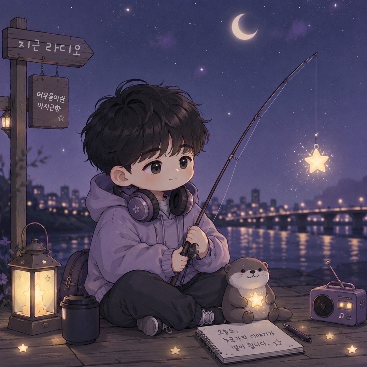 미'지근'한 온기를 나누는 새벽  ☽