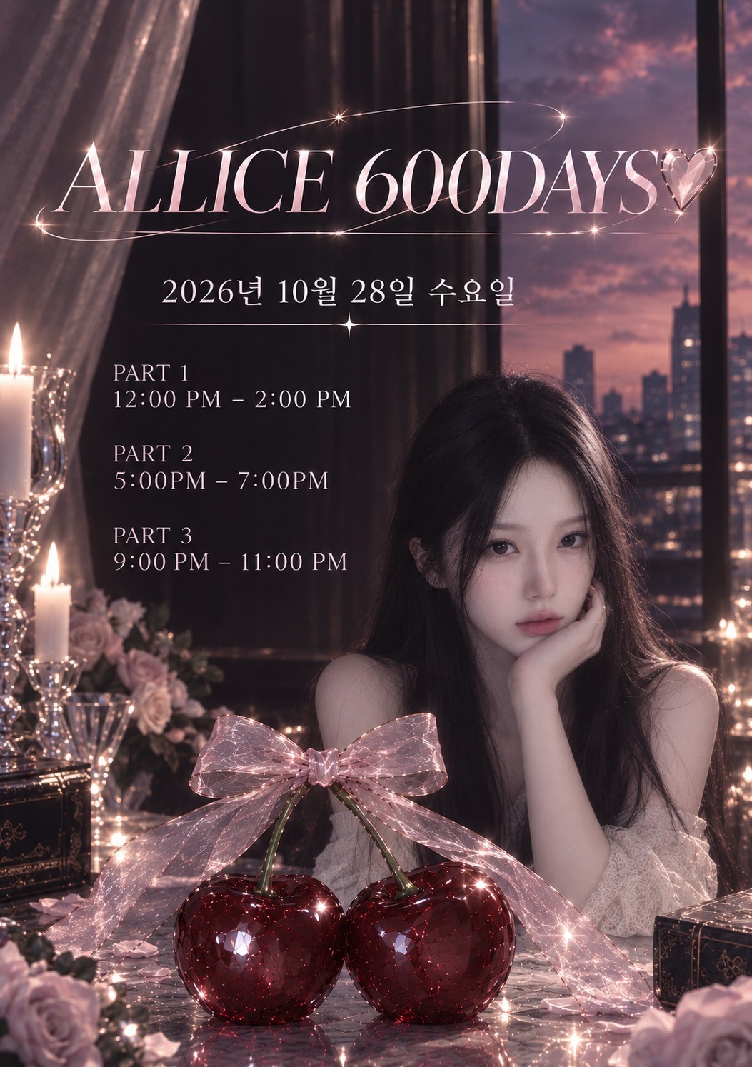 앨리스 600일 축하해주세요🎂✨