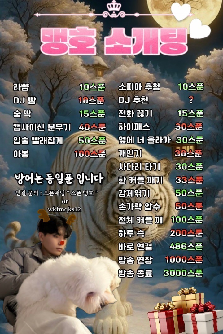 #고텐션꿀잼 맹호소개팅 관전ok