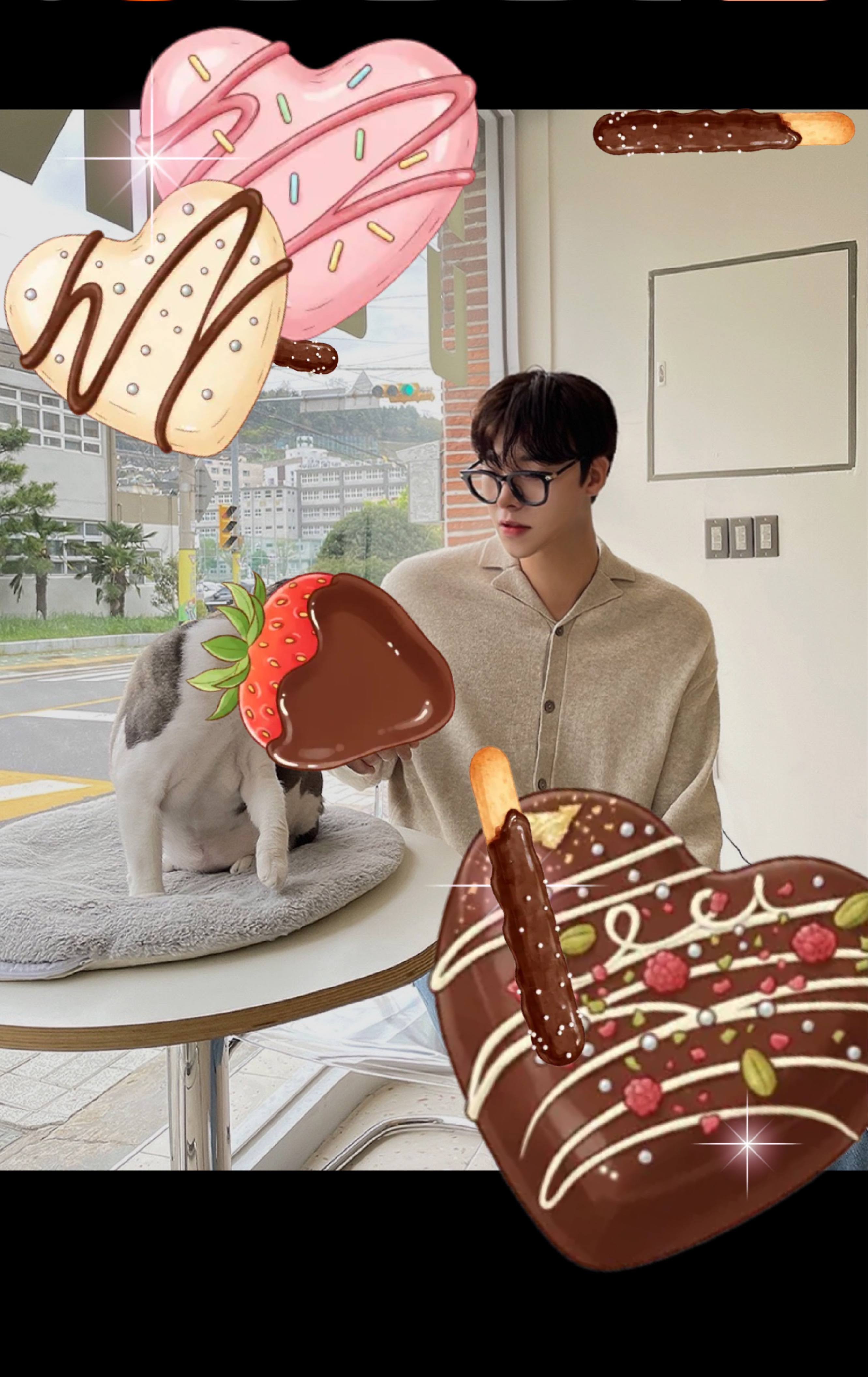 준 하고 내려와,