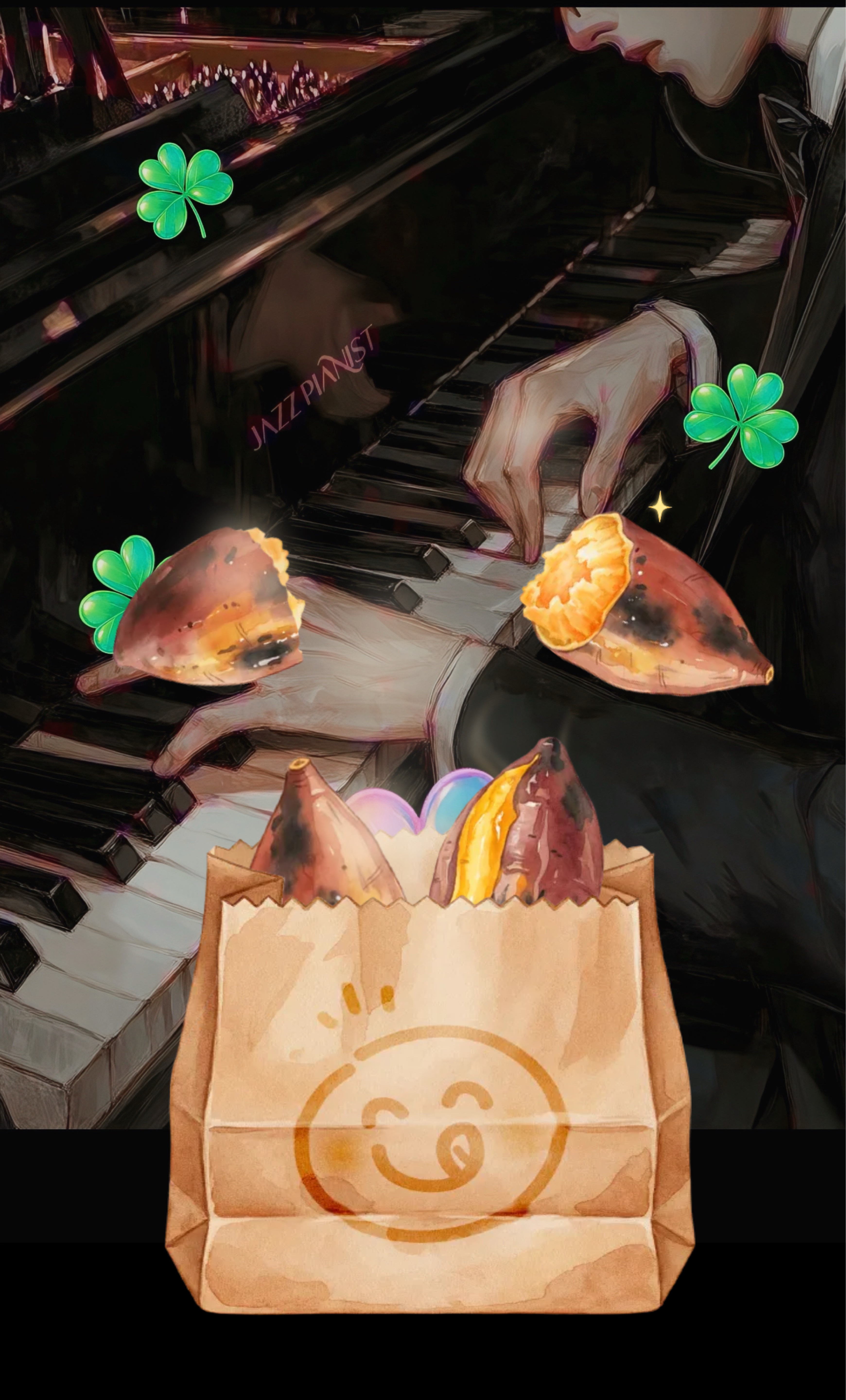 피아노연주를 맛있게 치는 👍🎹👏