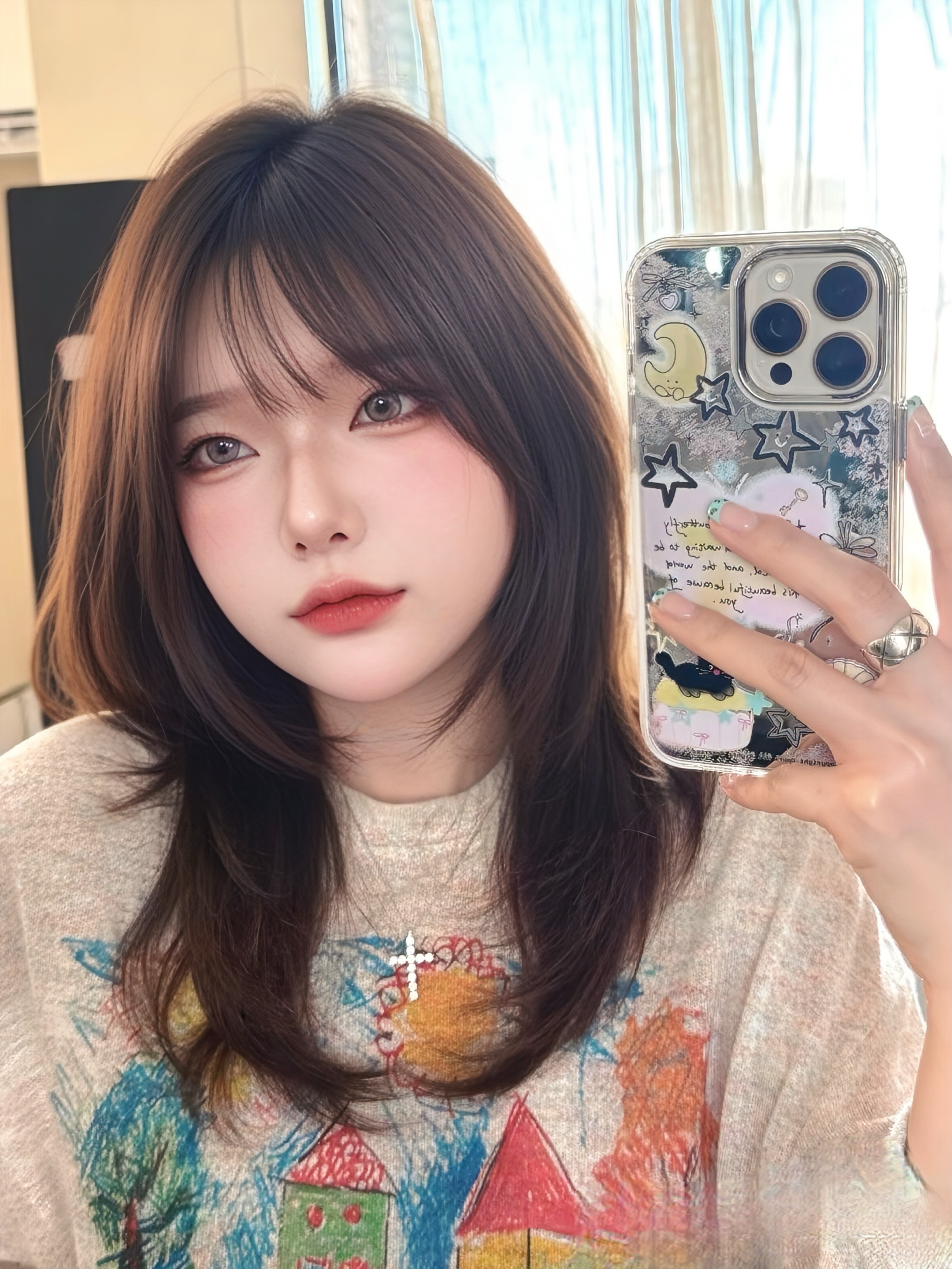 #_아침에 떠있는 해의 색