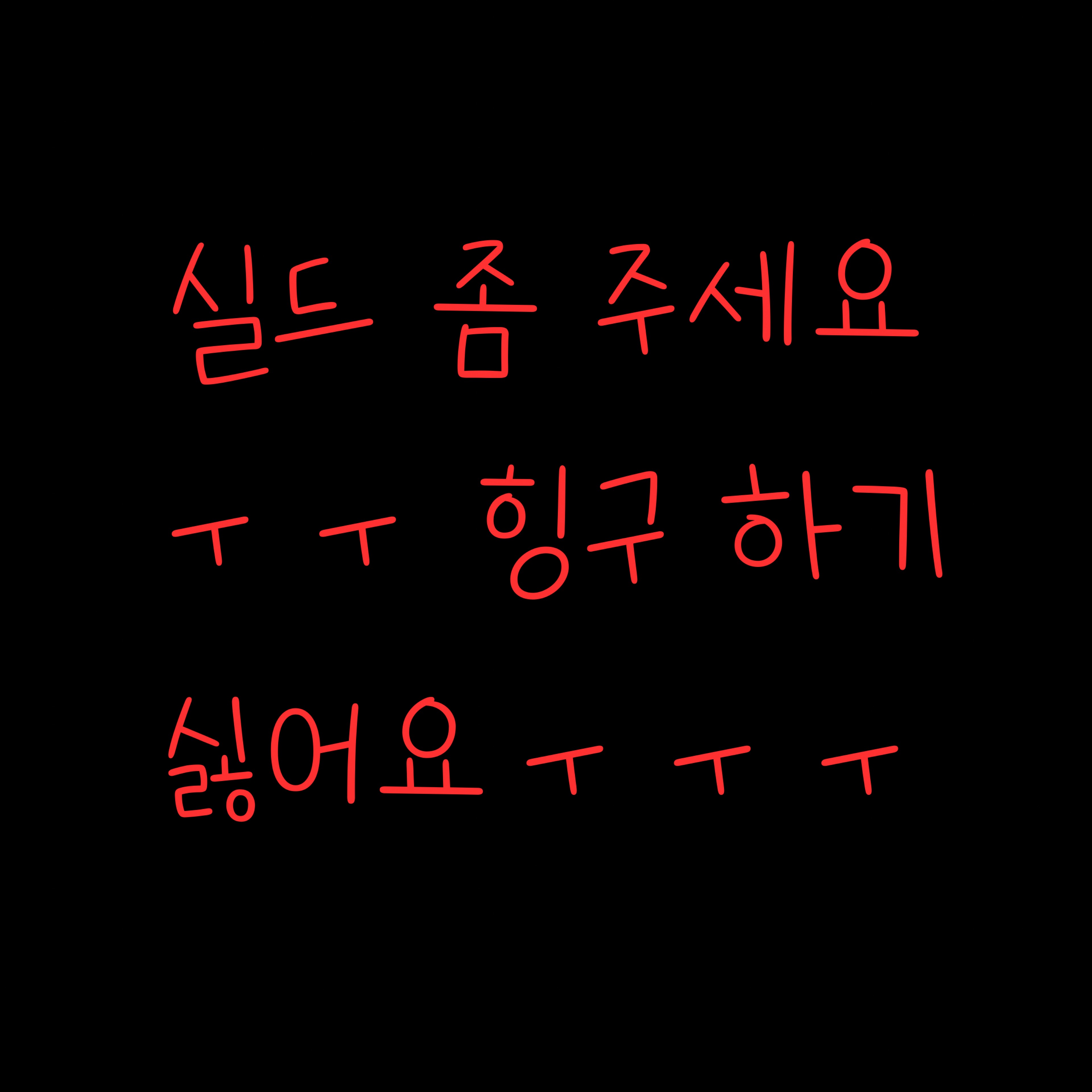 오후에 김놀앙이 왔으니 얼마나 좋겠어