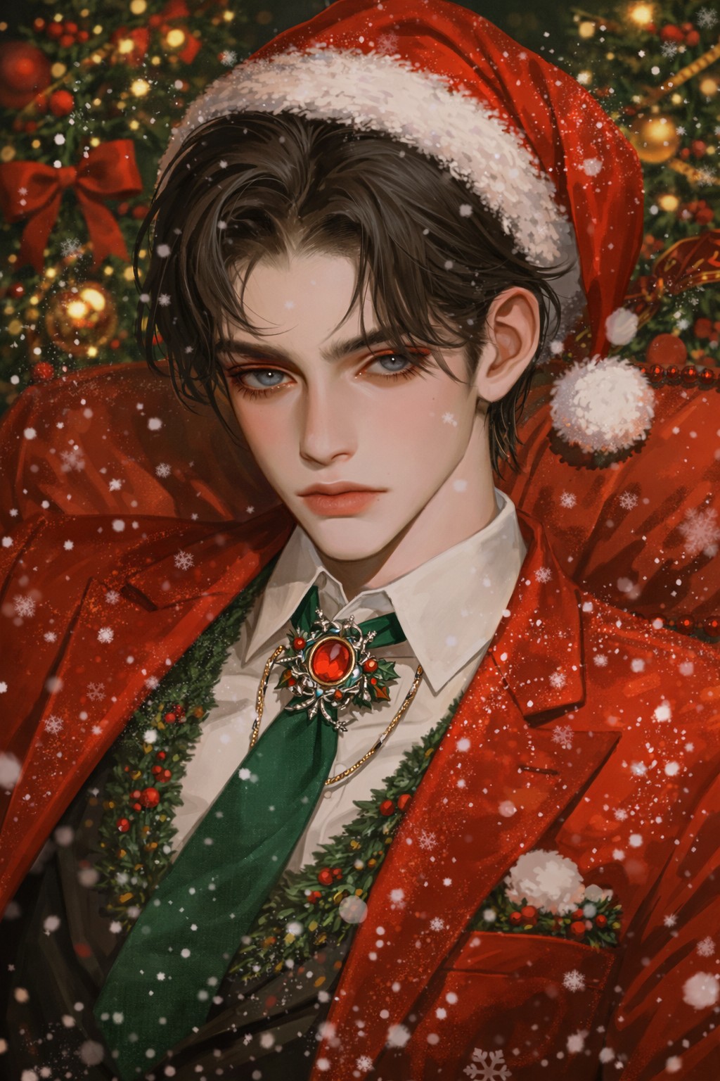 크리스마스였구나!