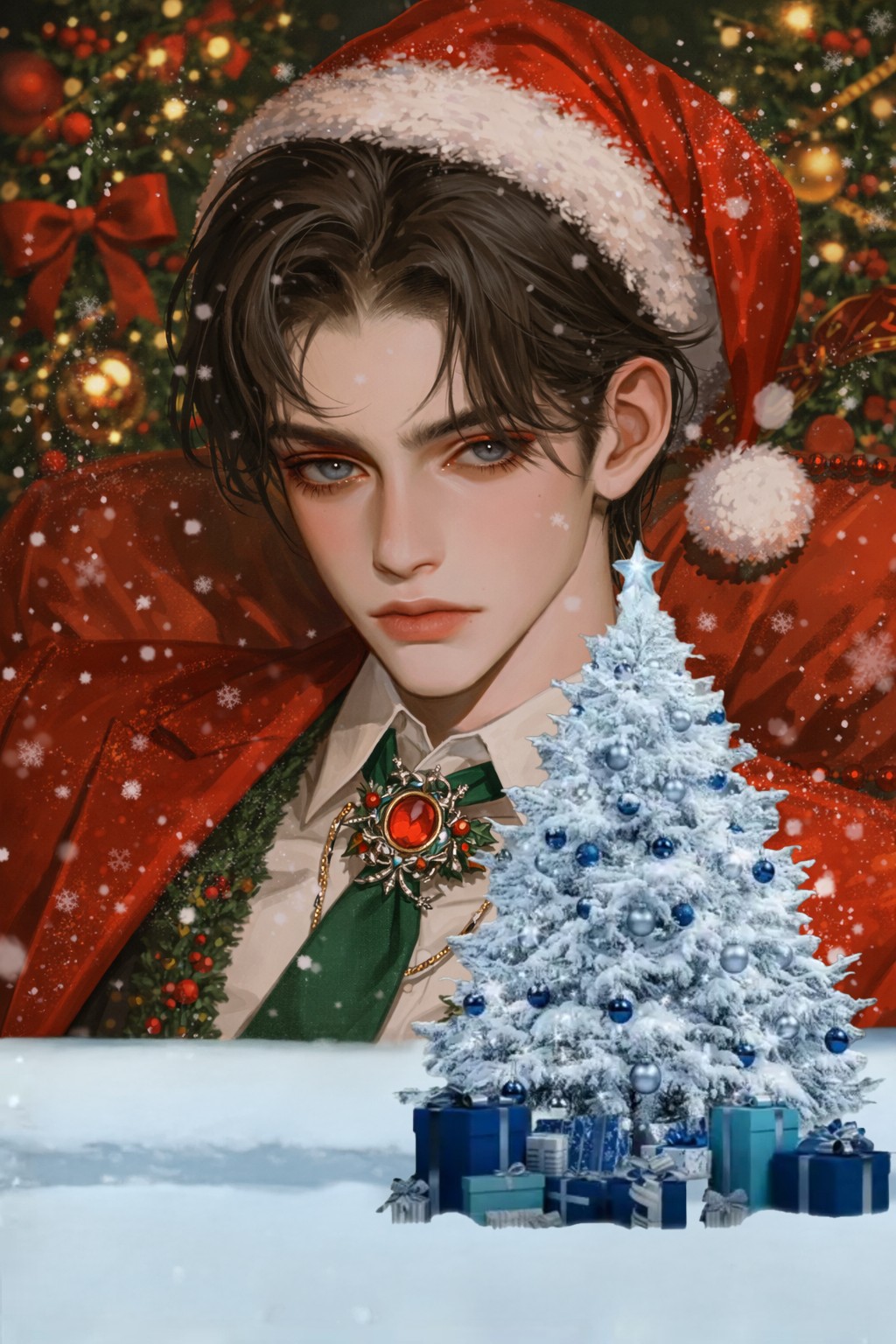 크리스마스였구나!