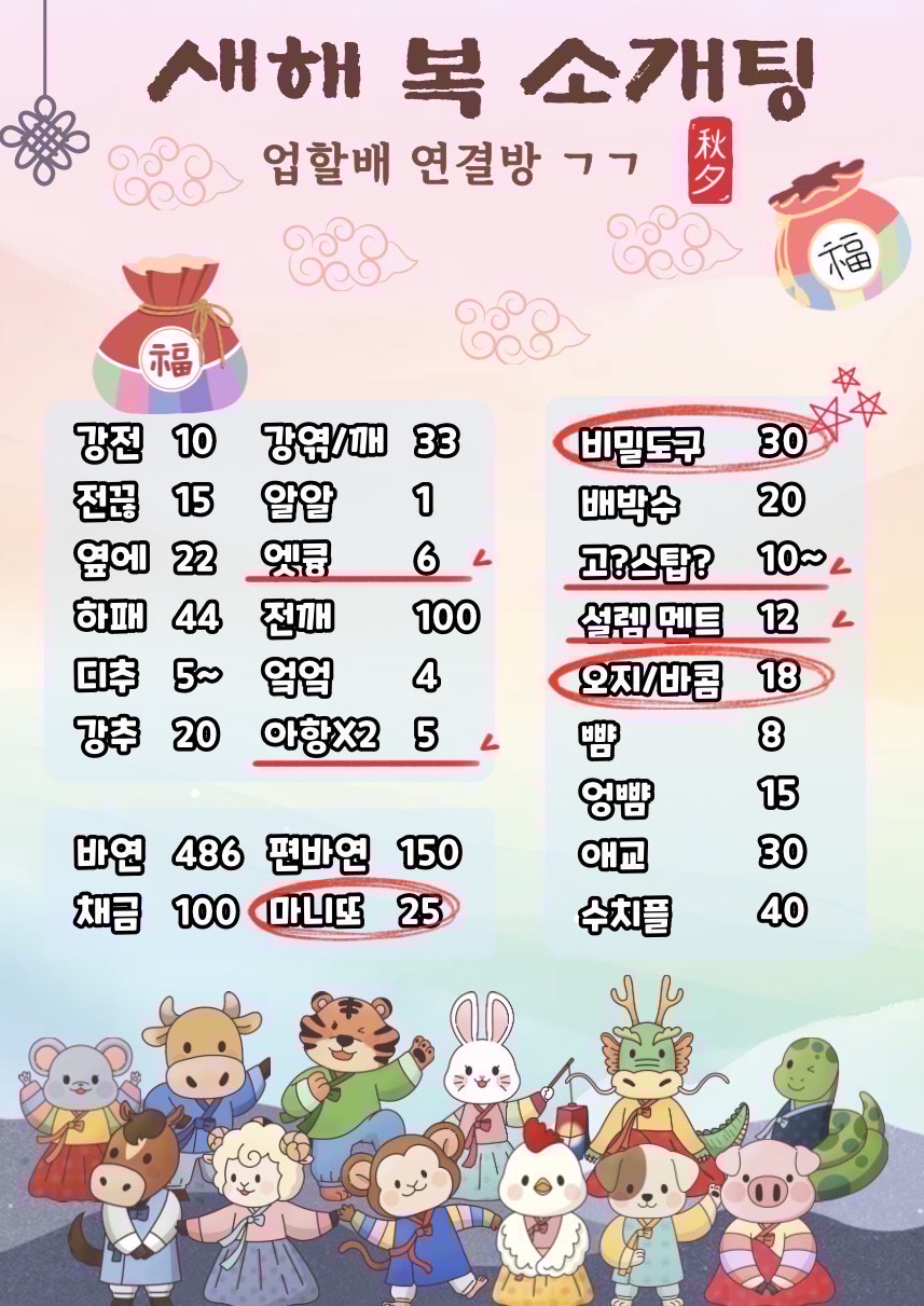 여성 우대 소개팅 열었습니다