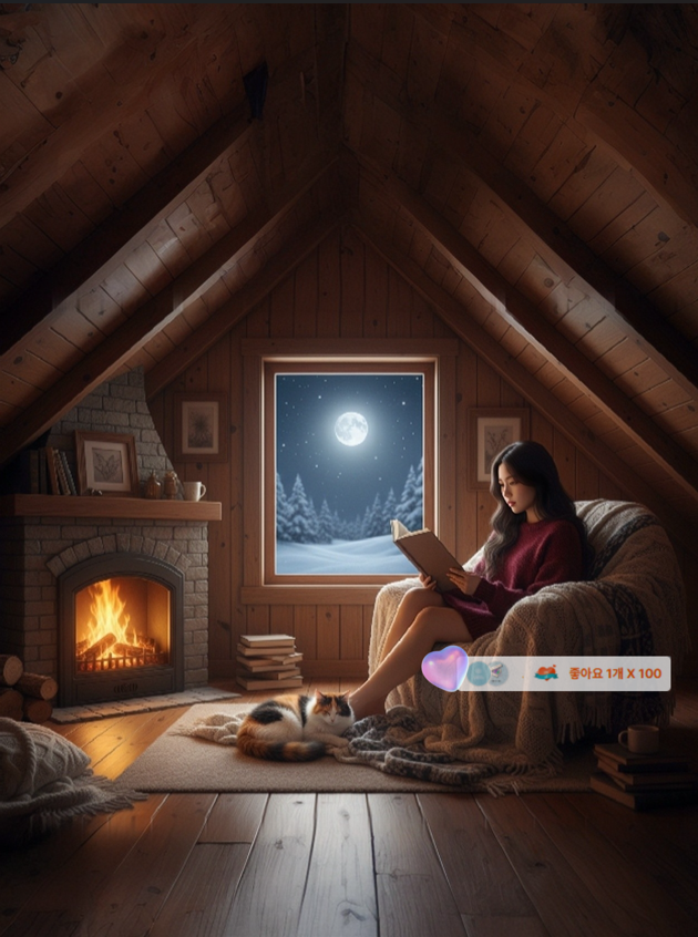 아침까지 포근한 다락방