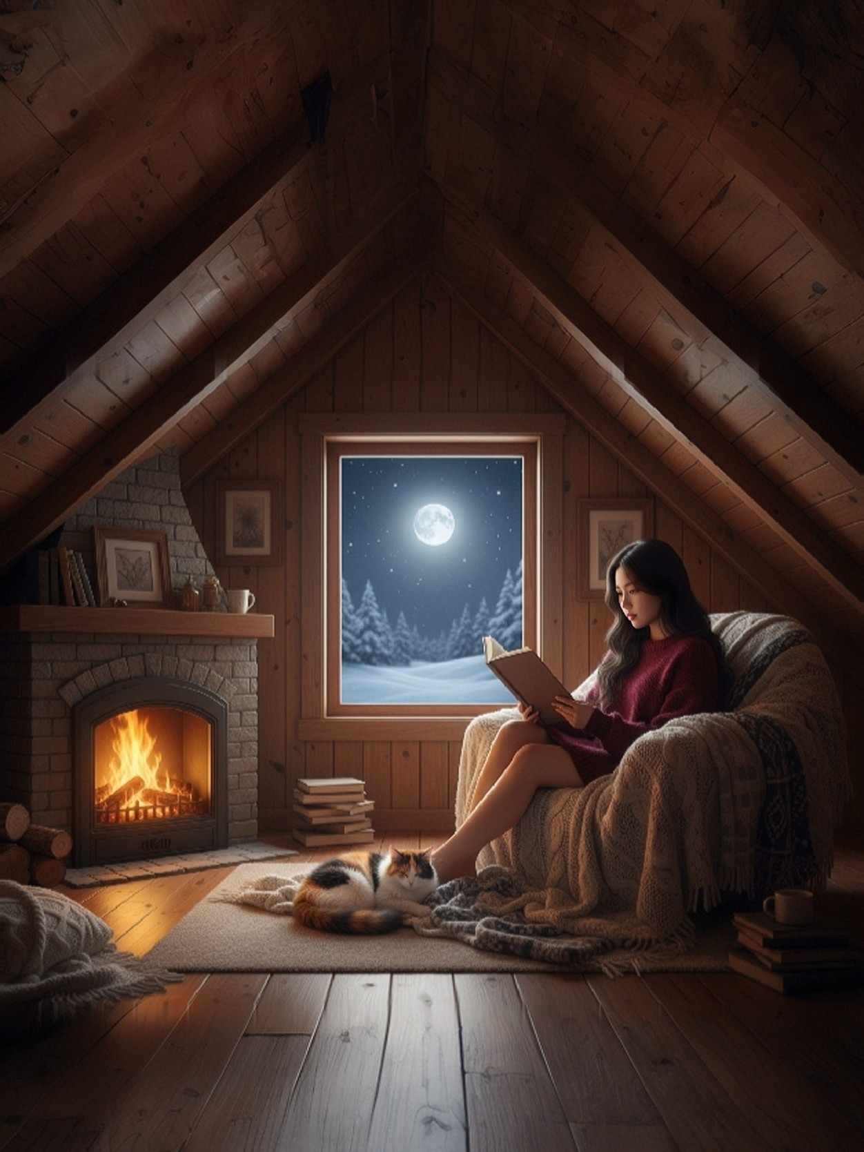 새벽 내내 포근한 다락방