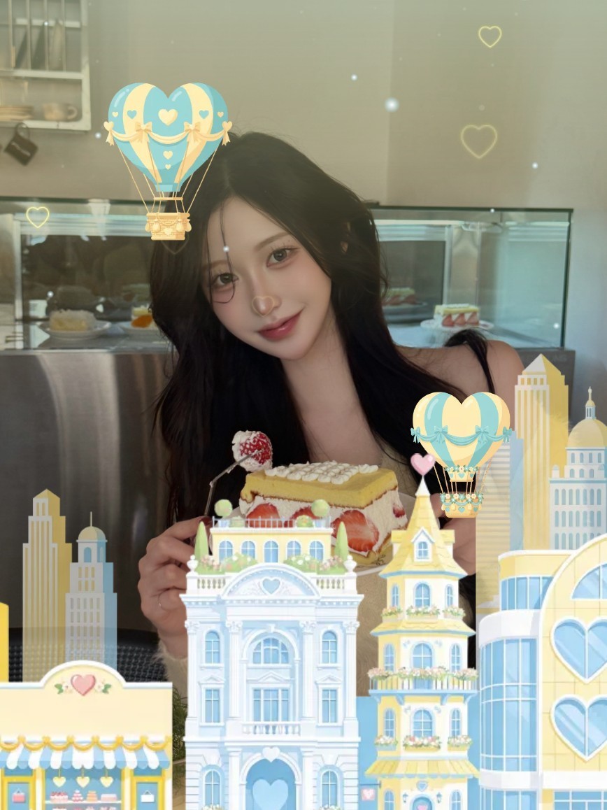 나는. 귀엽습니다 ◡̈ ♡