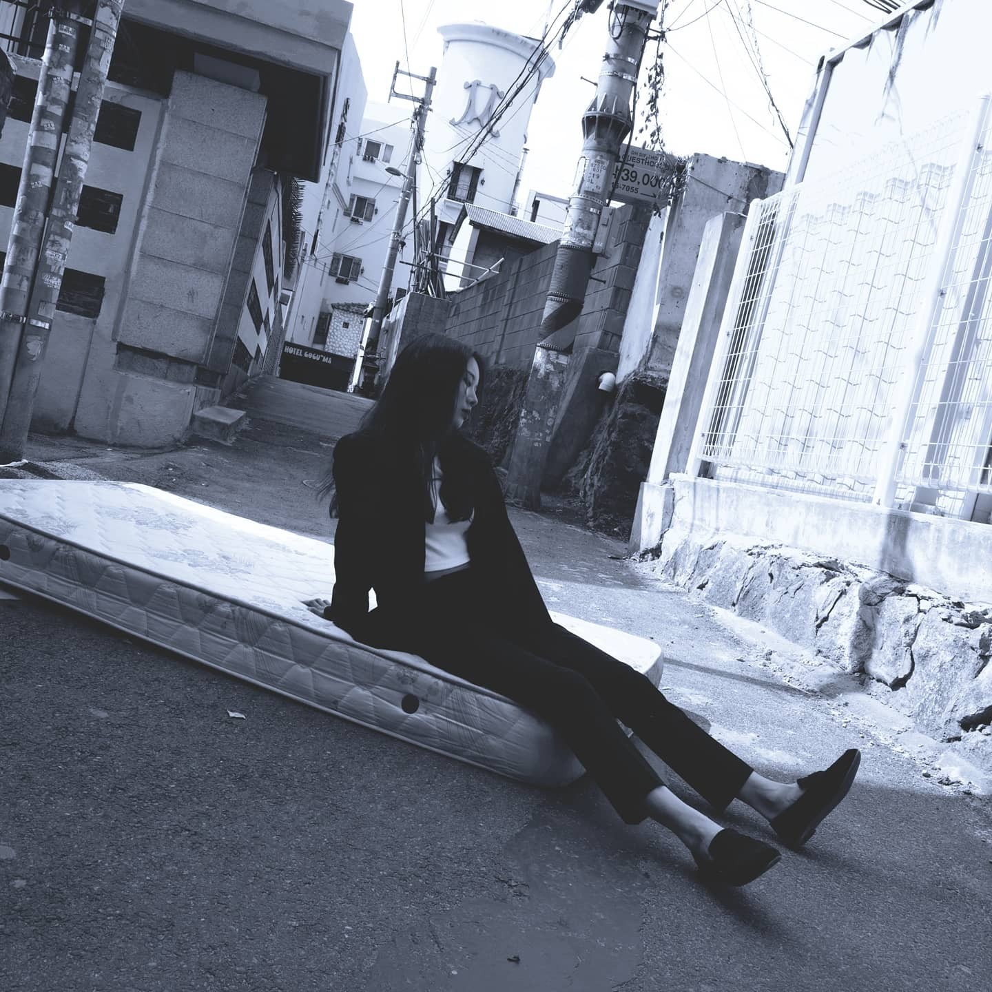 침대 위에서 포근포근