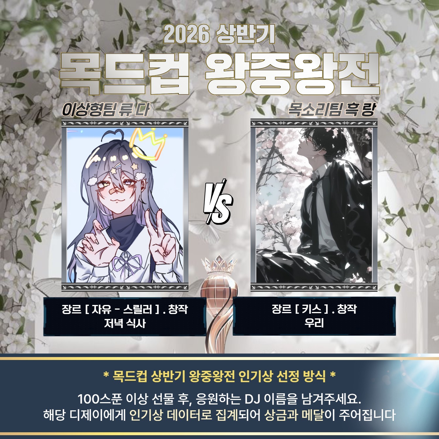 2026 목드컵 상반기 왕중왕전 🏆