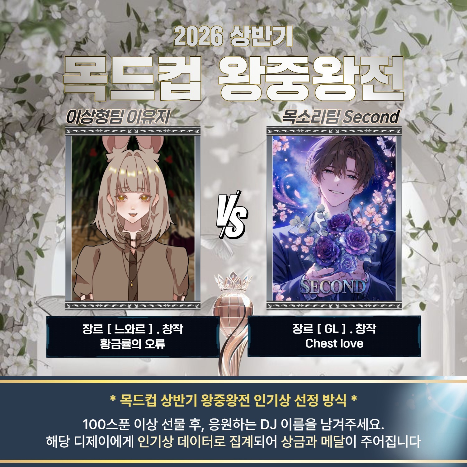 2026 목드컵 상반기 왕중왕전 🏆