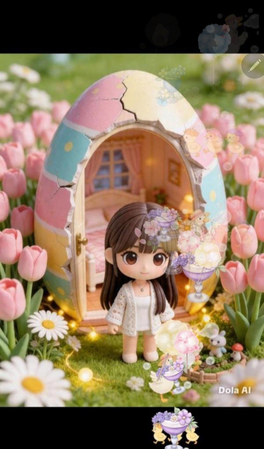 🩵 떡볶이 먹는중 🩷