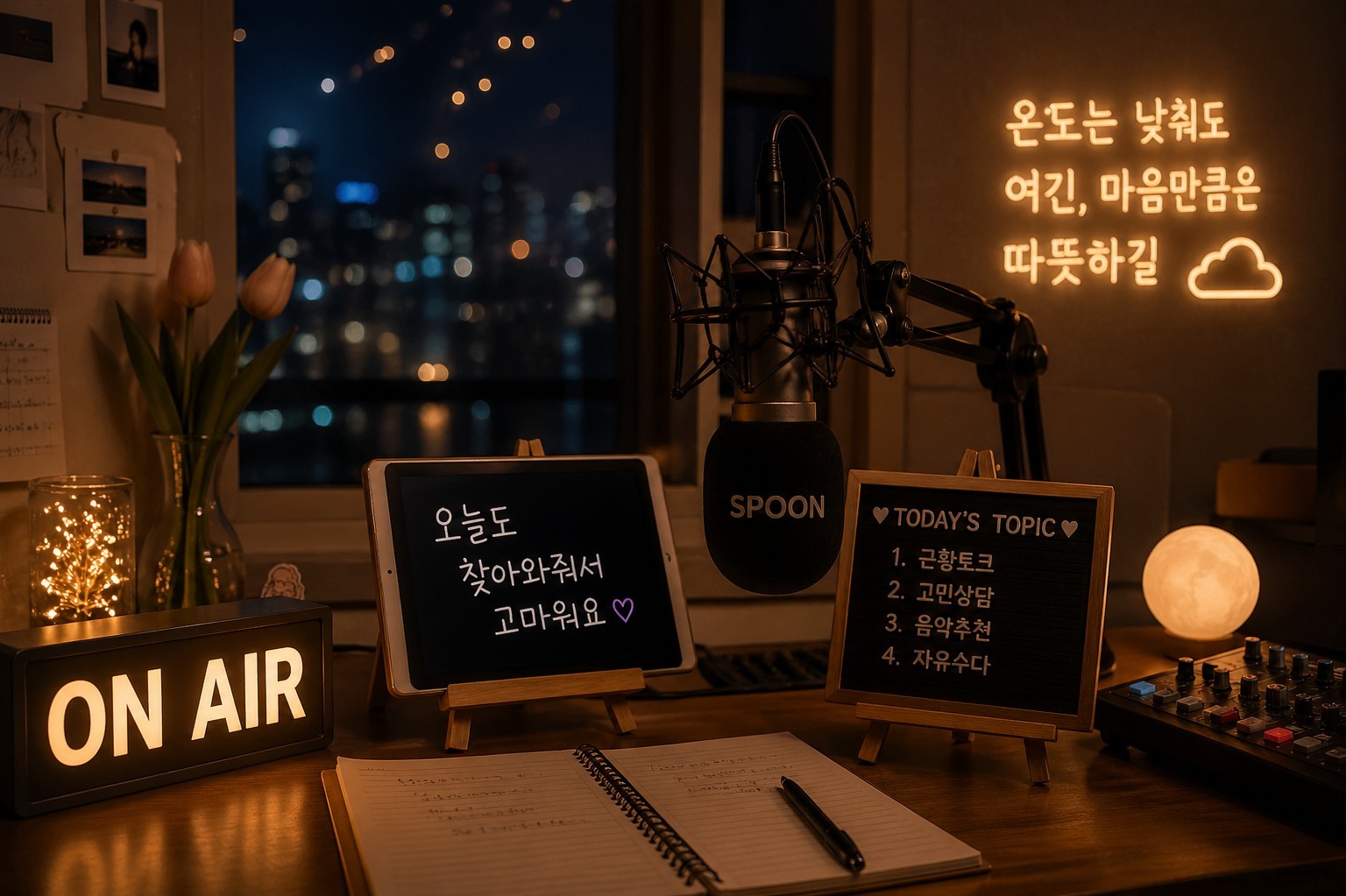 4월 마지막 밤, 같이 수다해요