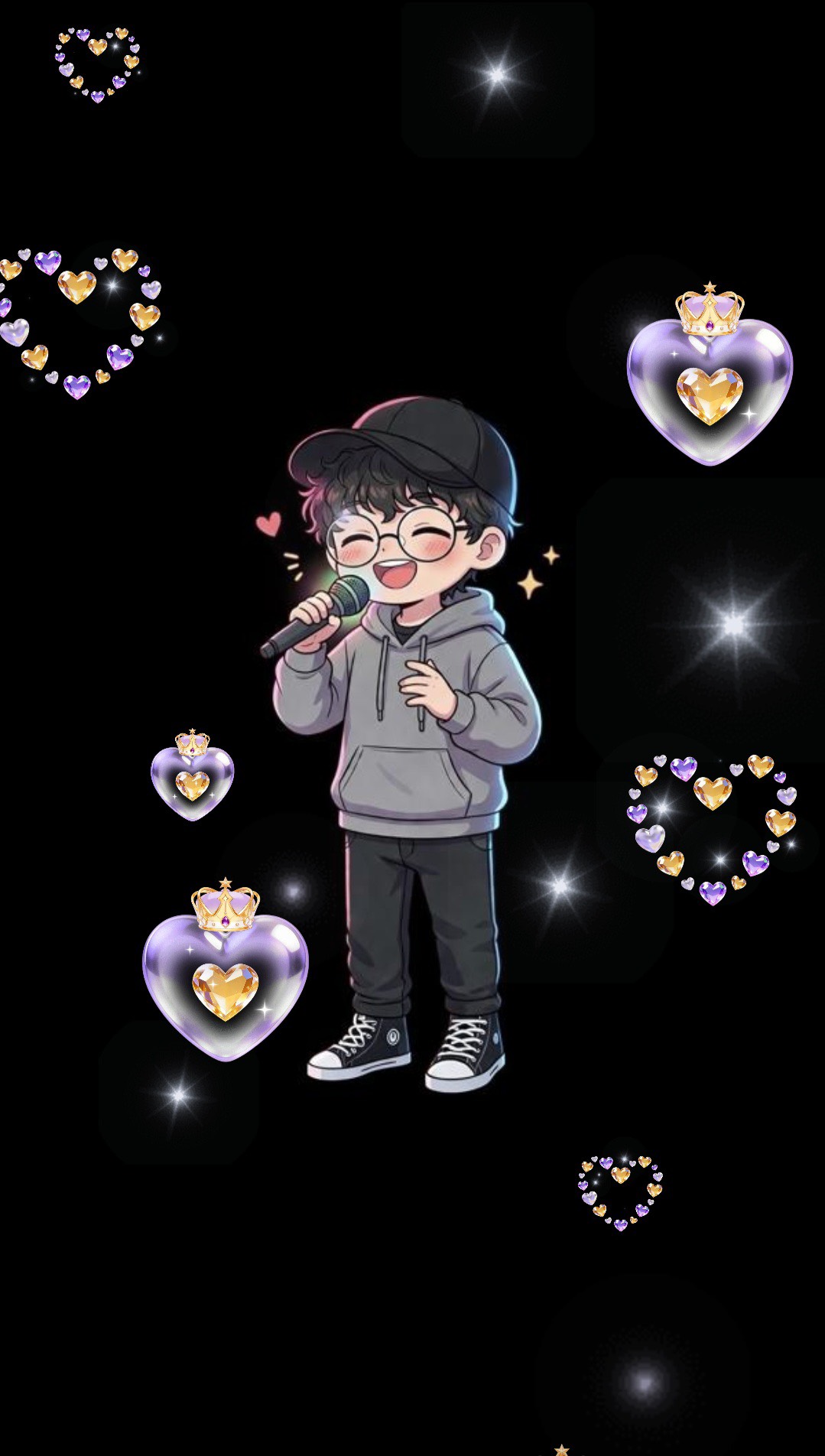 난 노래를 할게 넌 하찌를 눌러