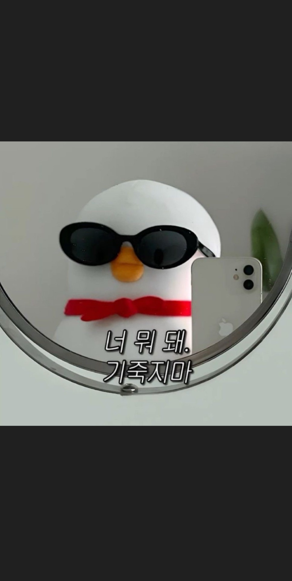 봤으면 들어오지 ?