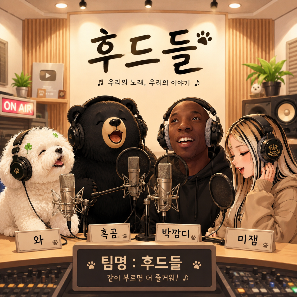 노래 수다 #후드들