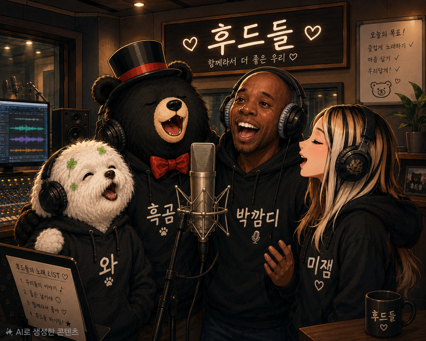 후드들 완전체 ! #후드들