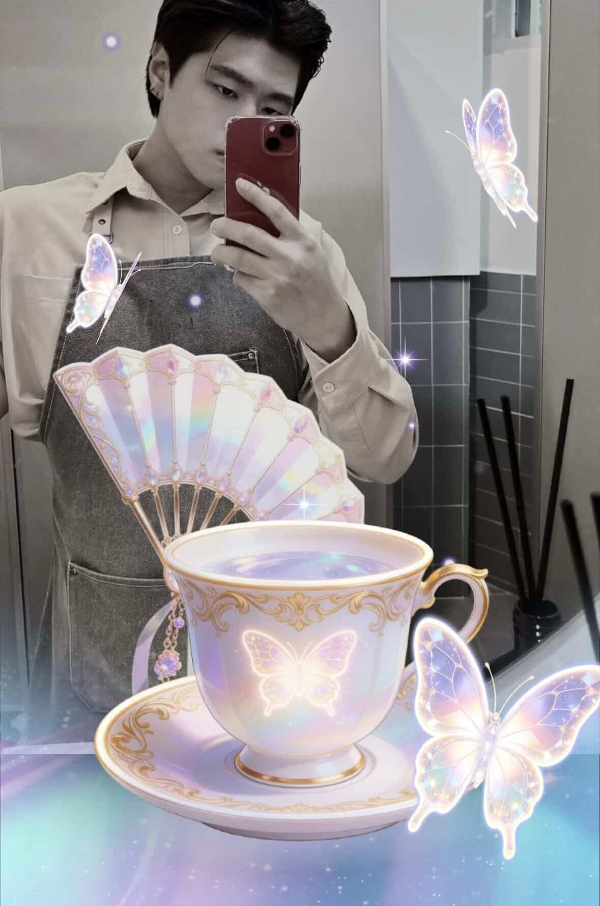 흡연실.