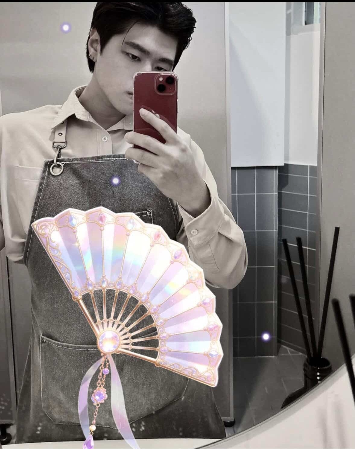 흡연실.