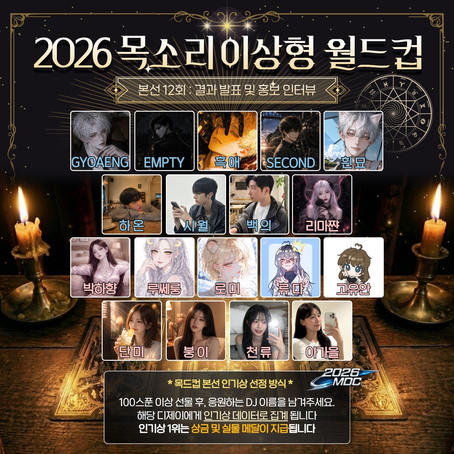 목소리 이상형 월드컵 본선 12회🏆