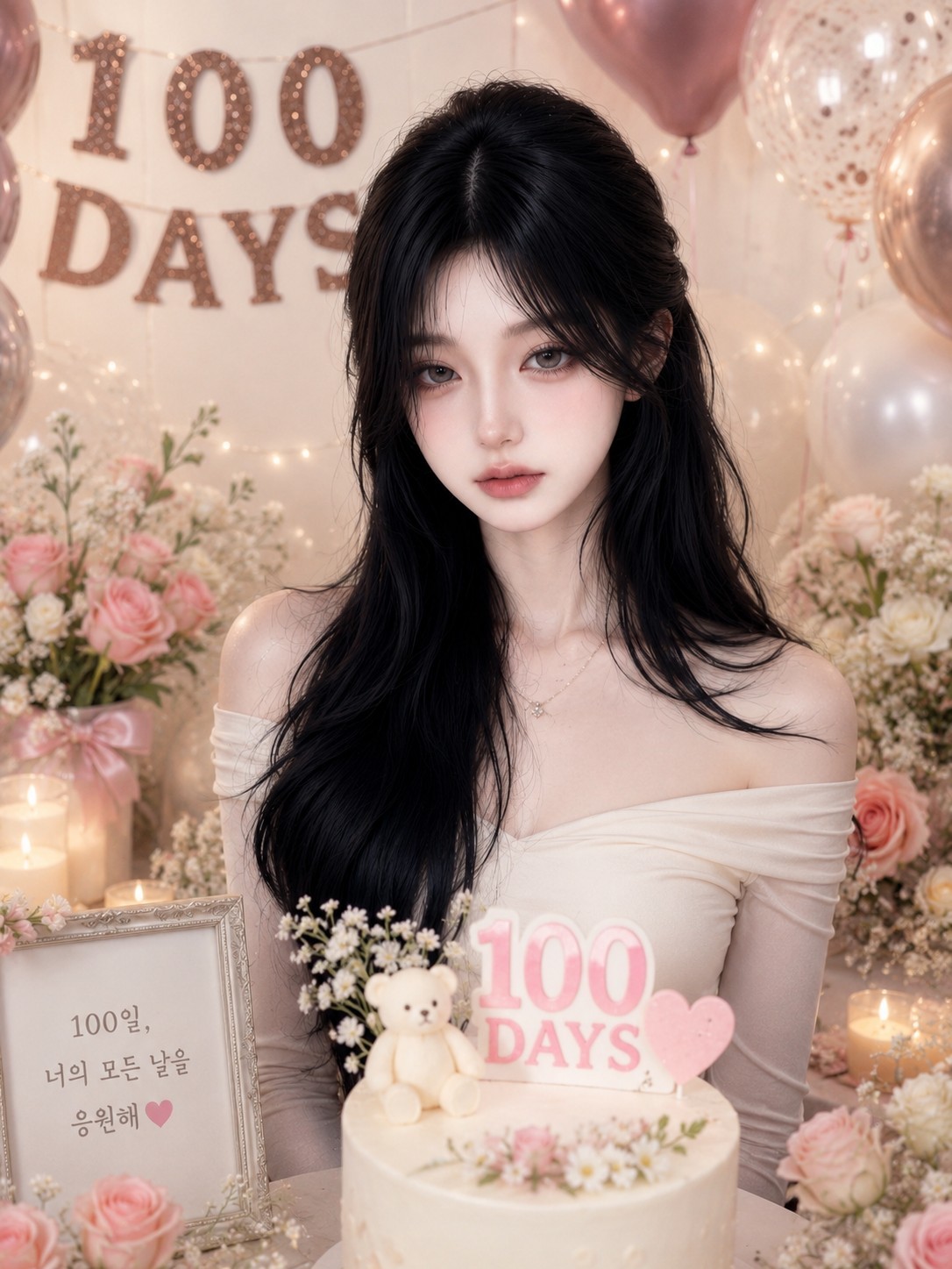 100일인데
