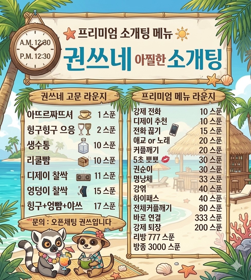 🔥화창한 봄날🌸소개팅 동접 부족