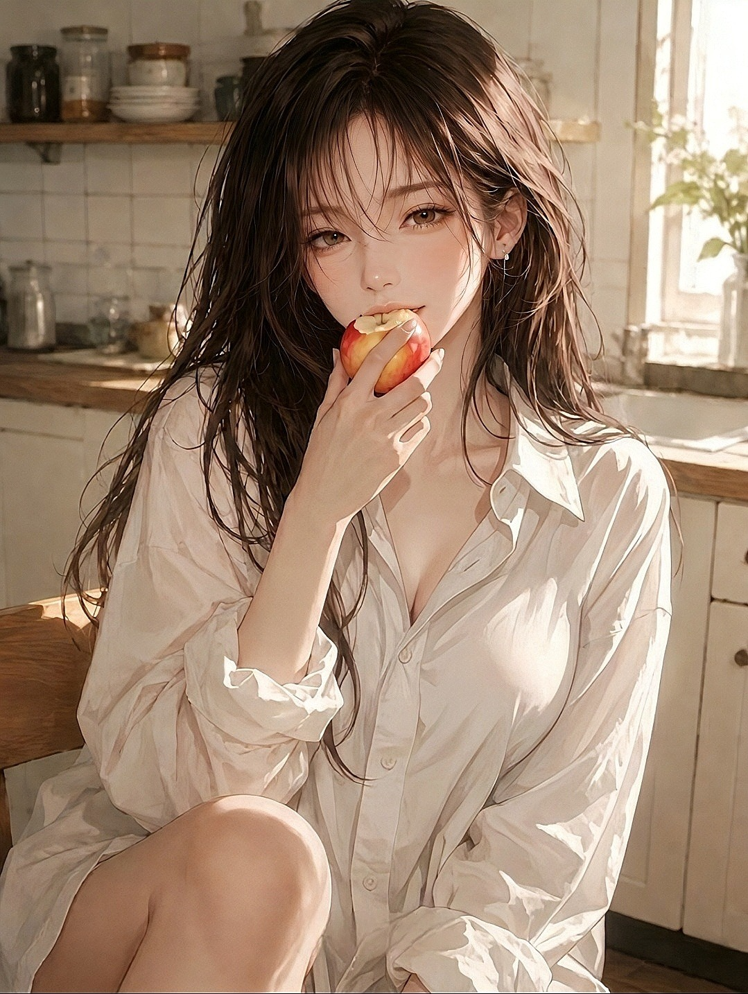 누나한테 와