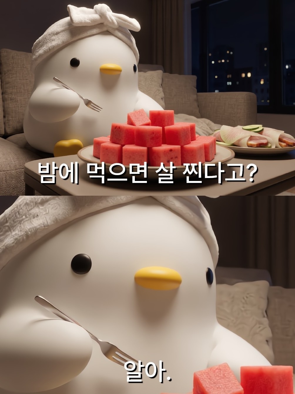 브금도 목소리도 없는 방송
