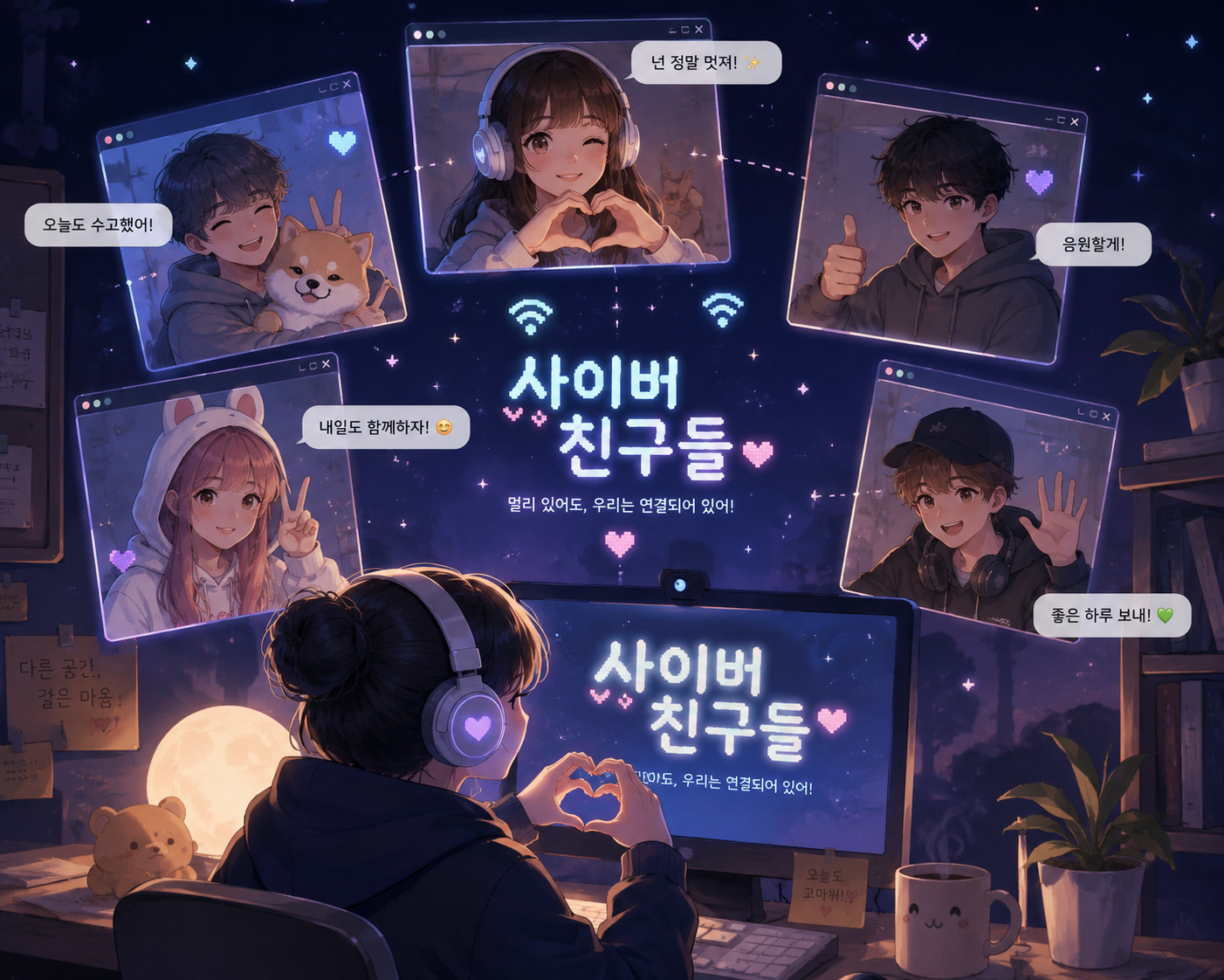 사이버 친구 구함