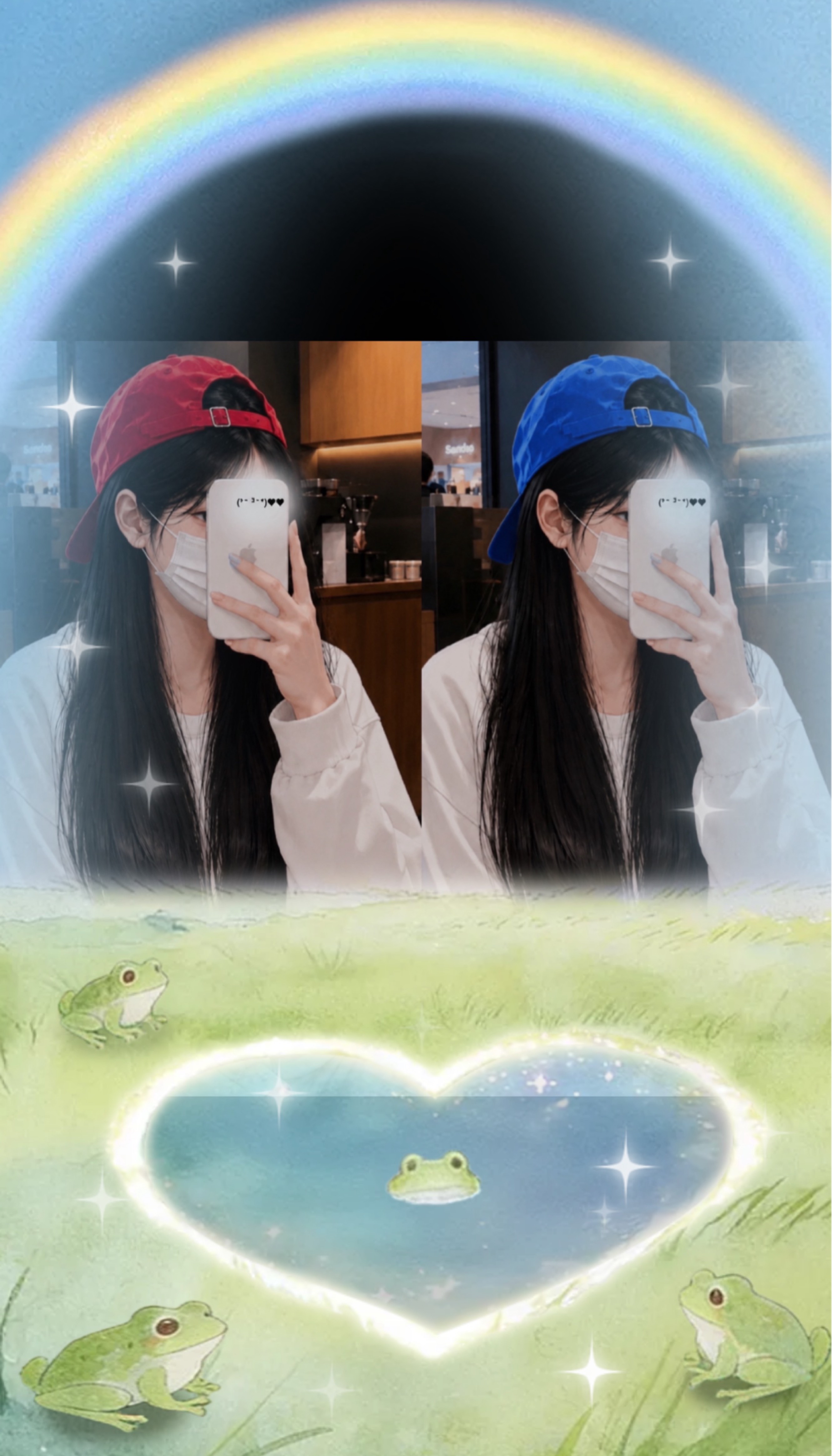 비앙콜 인생네컷 D-1 😶‍🌫️ 일중