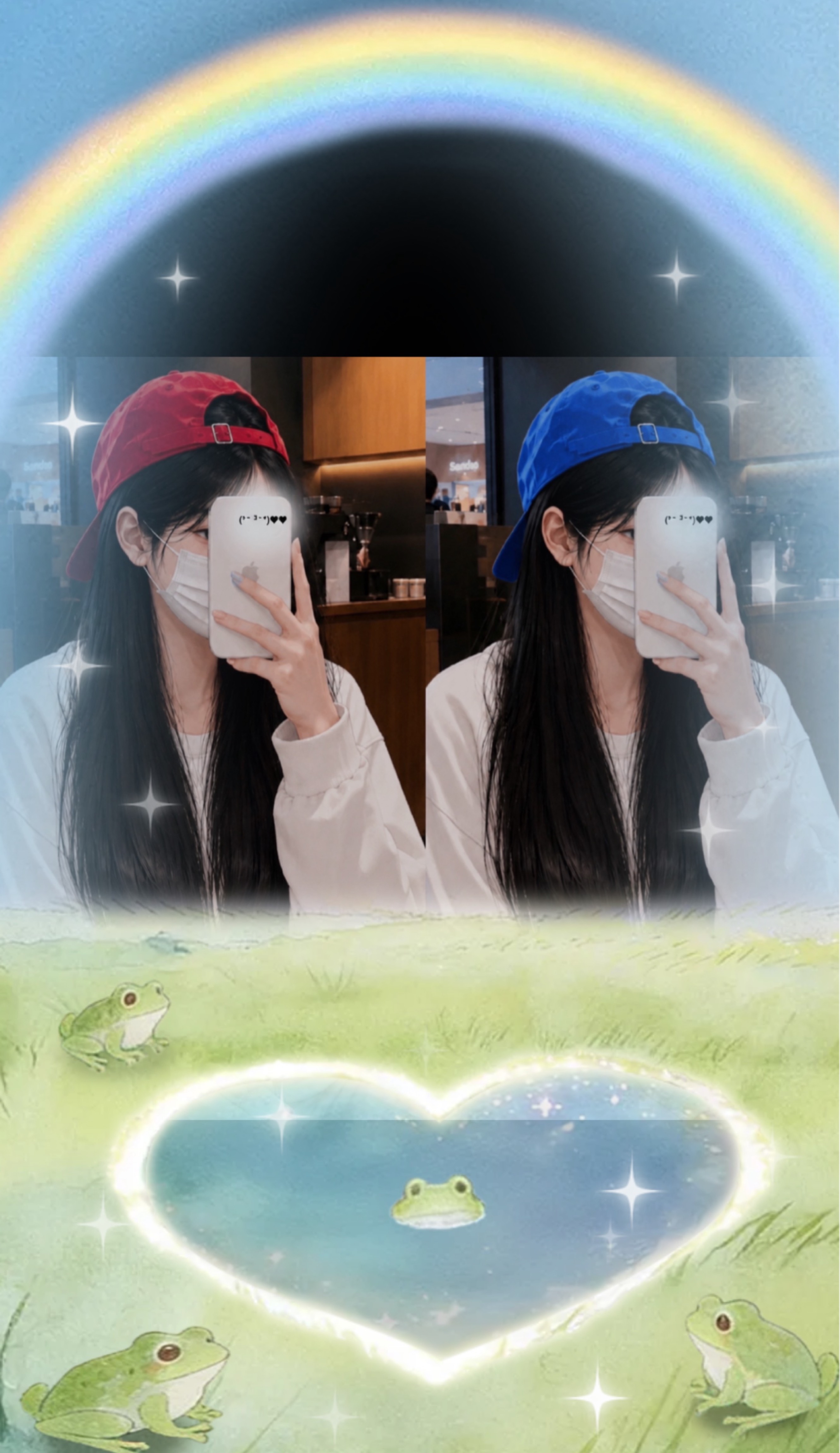 비앙콜 인생네컷 D-1 😶‍🌫️ 일중