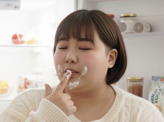 뚱녀 한입,