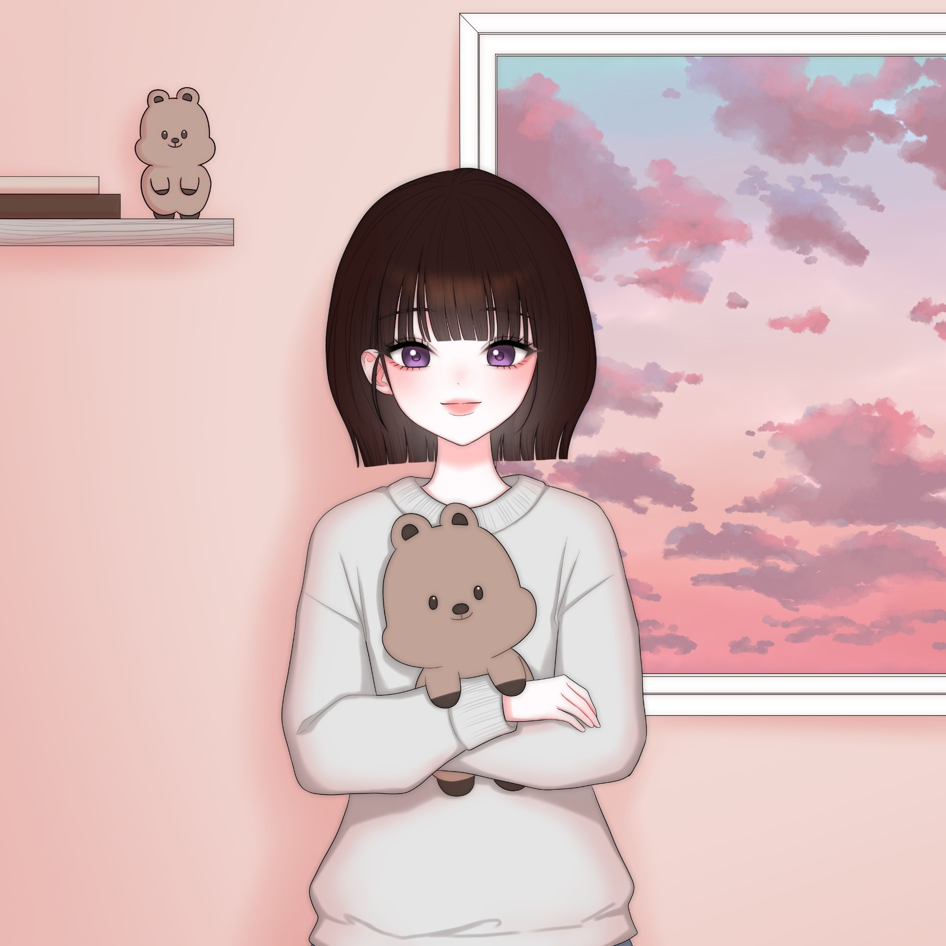 아침엔 히소랑 ,