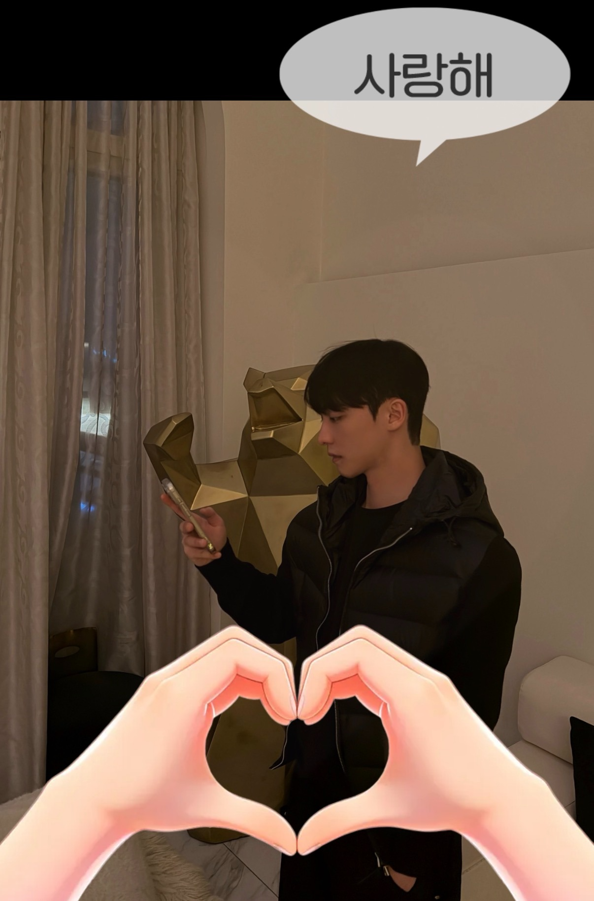 나 보러와