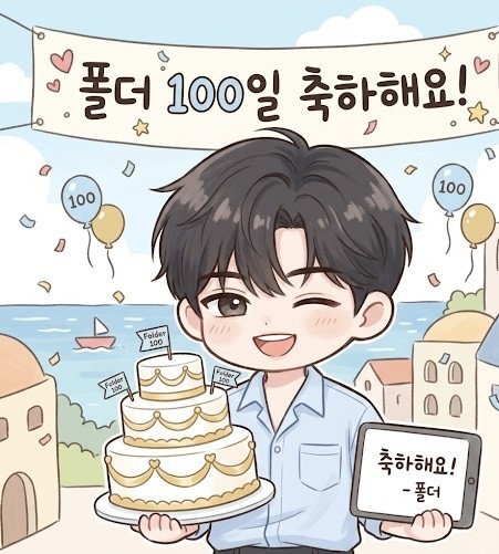 100일에도 "폴더"속으로